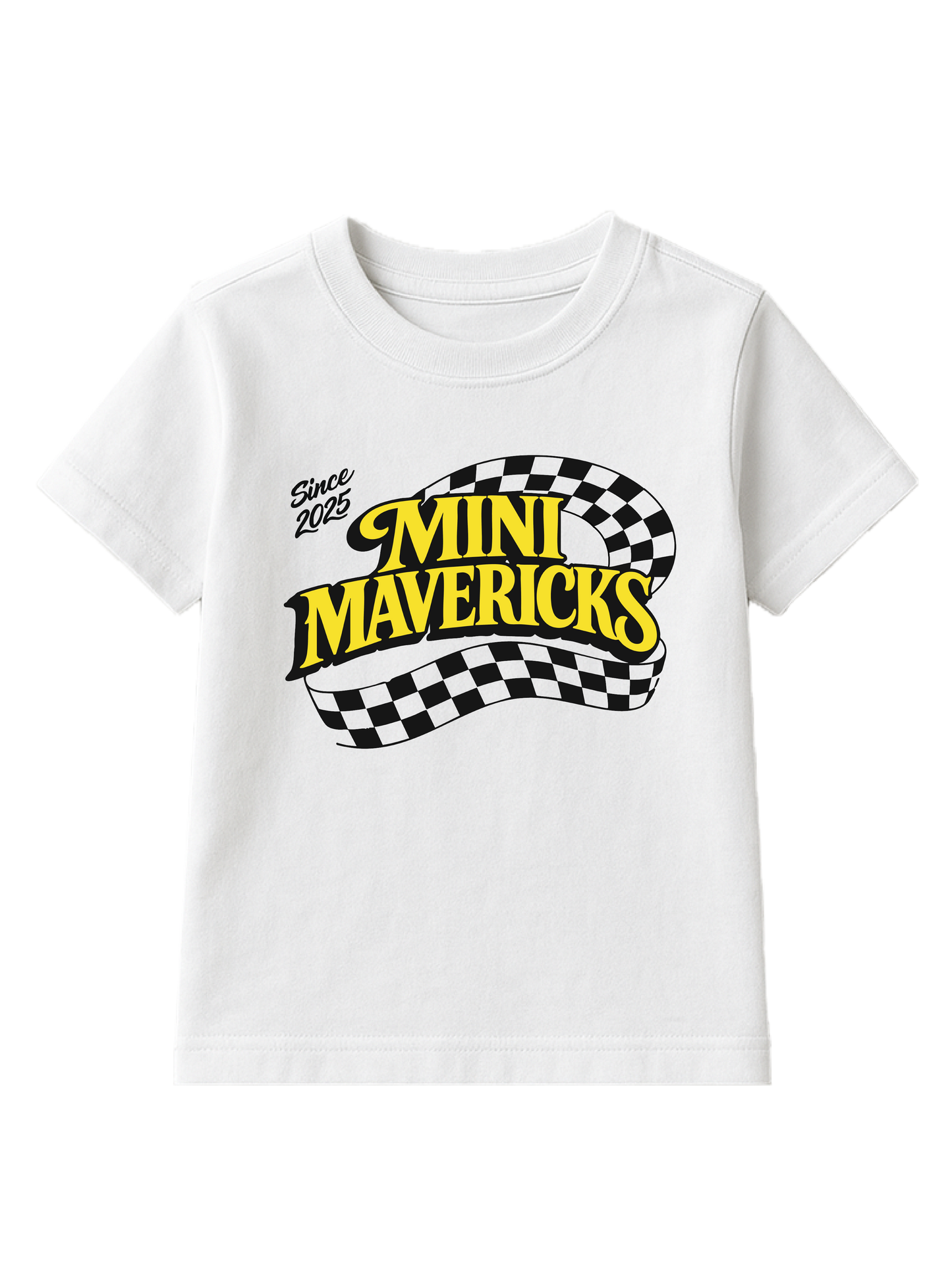 Mini Mavs Checkered Ribbon